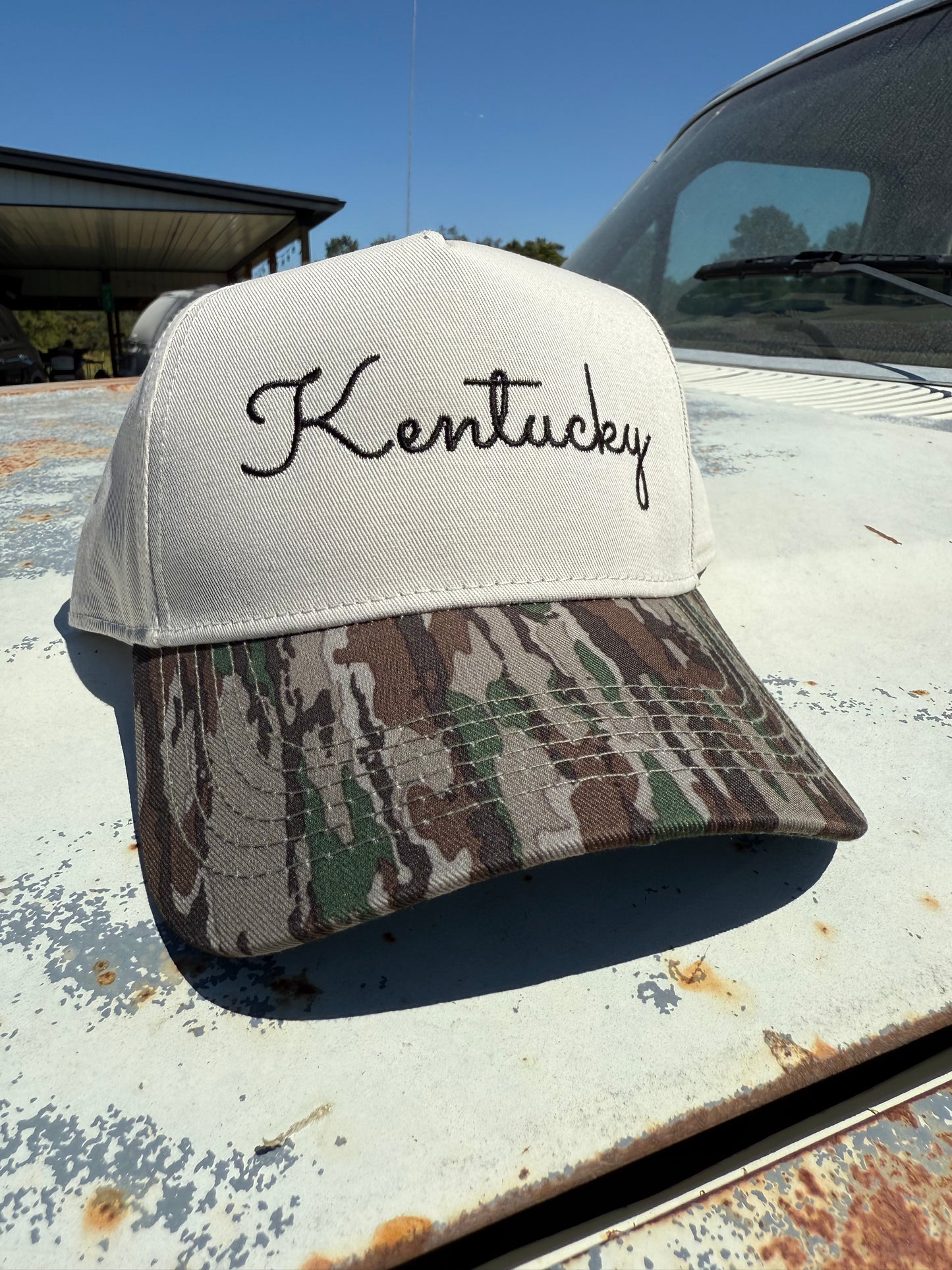 "Kentucky" Camo Hat