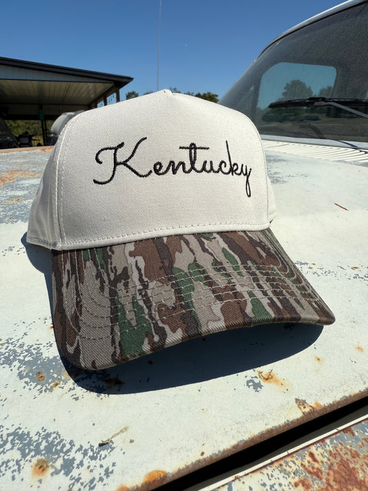 "Kentucky" Camo Hat