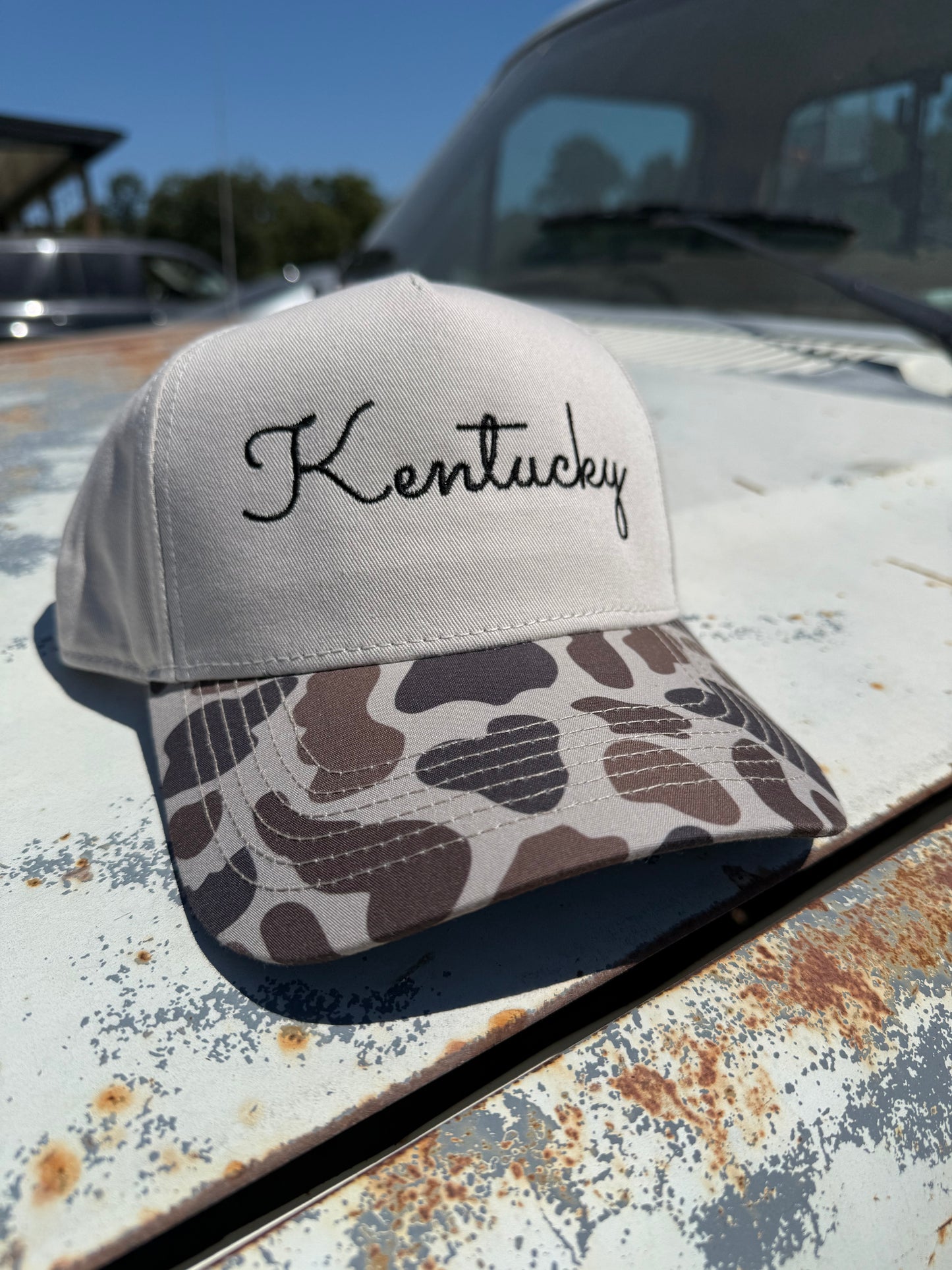 "Kentucky" Camo Hat